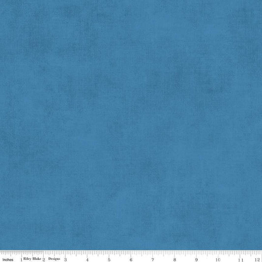 Solid blue fabric swatch