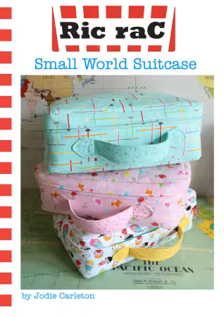 Pattern for small suitcase styled bag