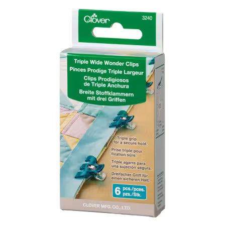 6 Aqua wide wonder clips