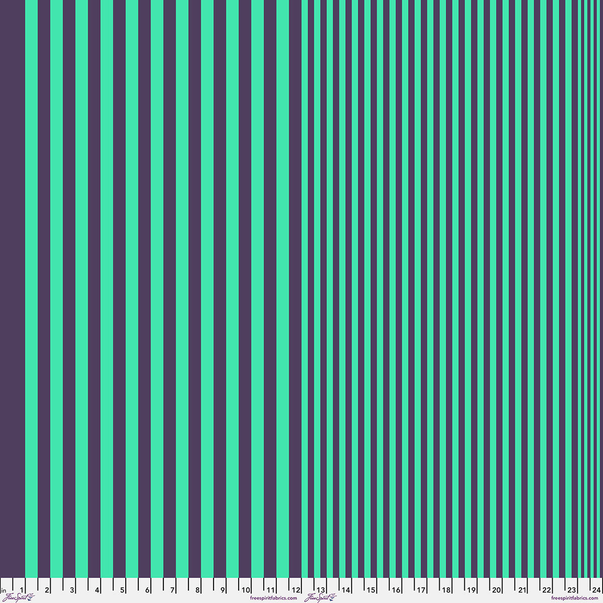 green Striped fabric