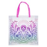 Clear Vinyl Tote with horses as design