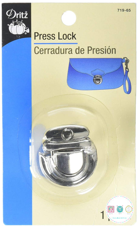 DRITZ #719-65 PRESS LOCK- PURSE HARDWARE