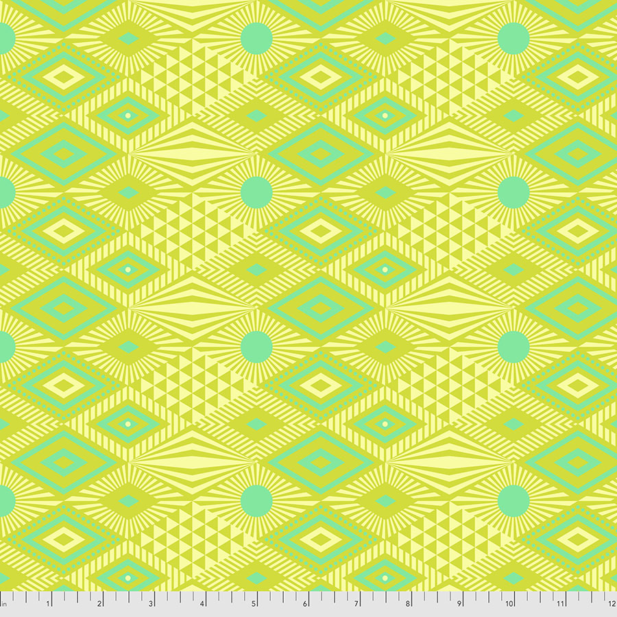 Daydreamer- Lucy- PWTP096.PINEAPPLE- HALF YARD- Tula Pink for FreeSpirit