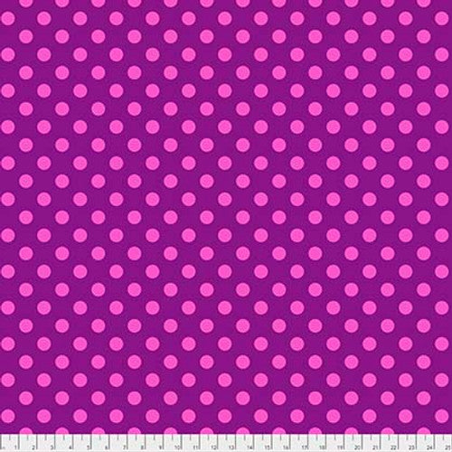 True Colors - Pom Pom- Foxglove - HALF YARD- PWTP118.FOXGL - FreeSpirit - Tula Pink