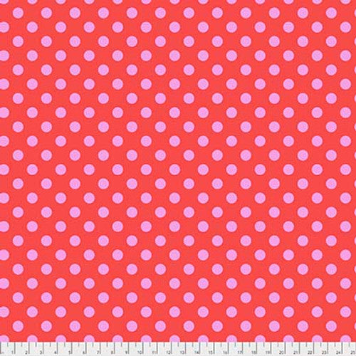 True Colors - Pom Pom- POPPY - PWTP118.POPPY - HALF YARD - Tula Pink for FreeSpirit